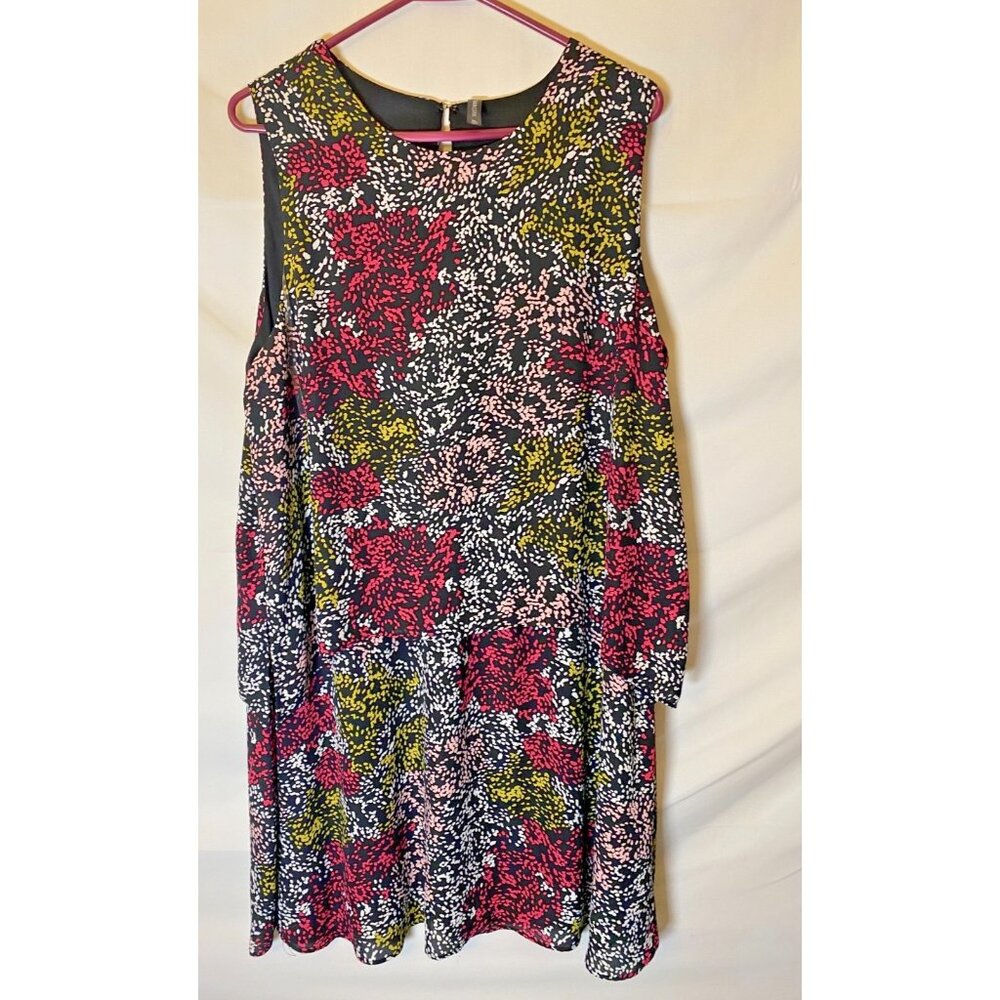 Massini Women’s Romantic Dress Whimsygoth XL 16 Grannycore Floral cottagecore